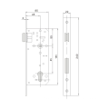 Wooden Doors lock body 8545